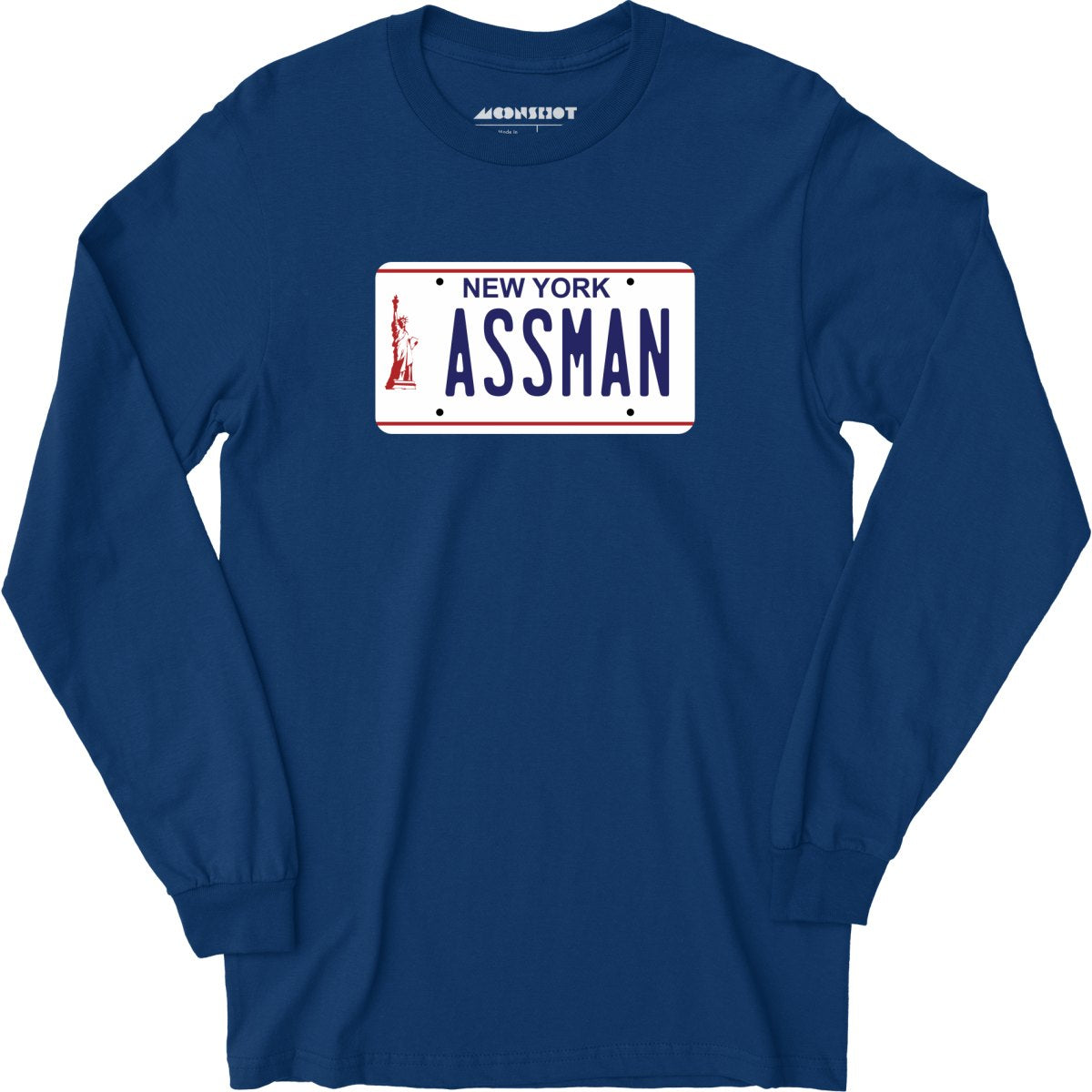 Assman New York License Plate - Long Sleeve