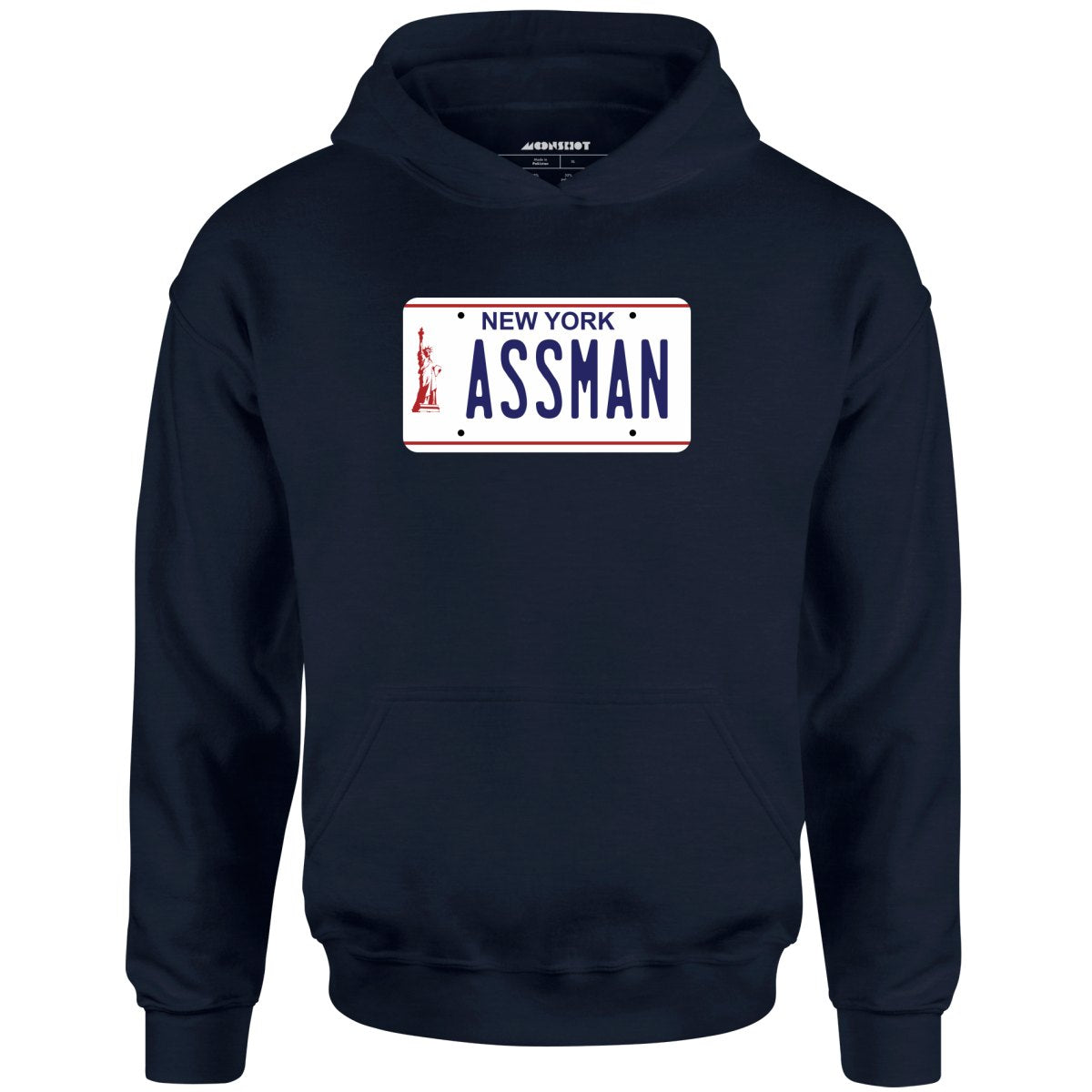Assman New York License Plate - Unisex