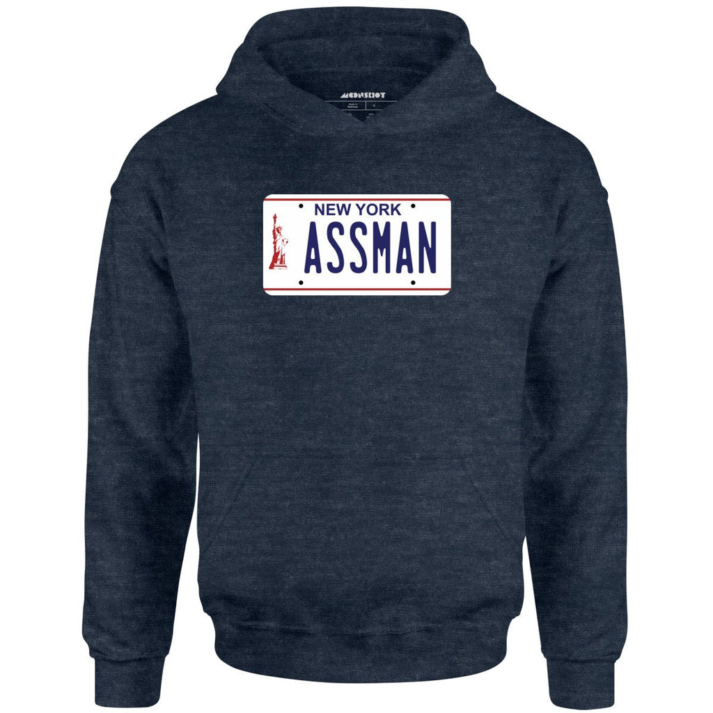 Assman New York License Plate - Unisex