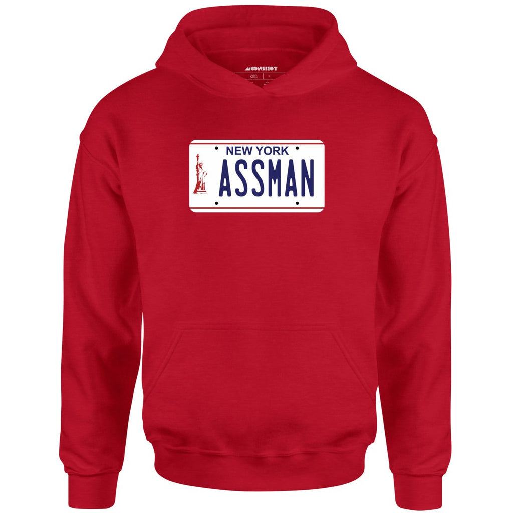 Assman New York License Plate - Unisex