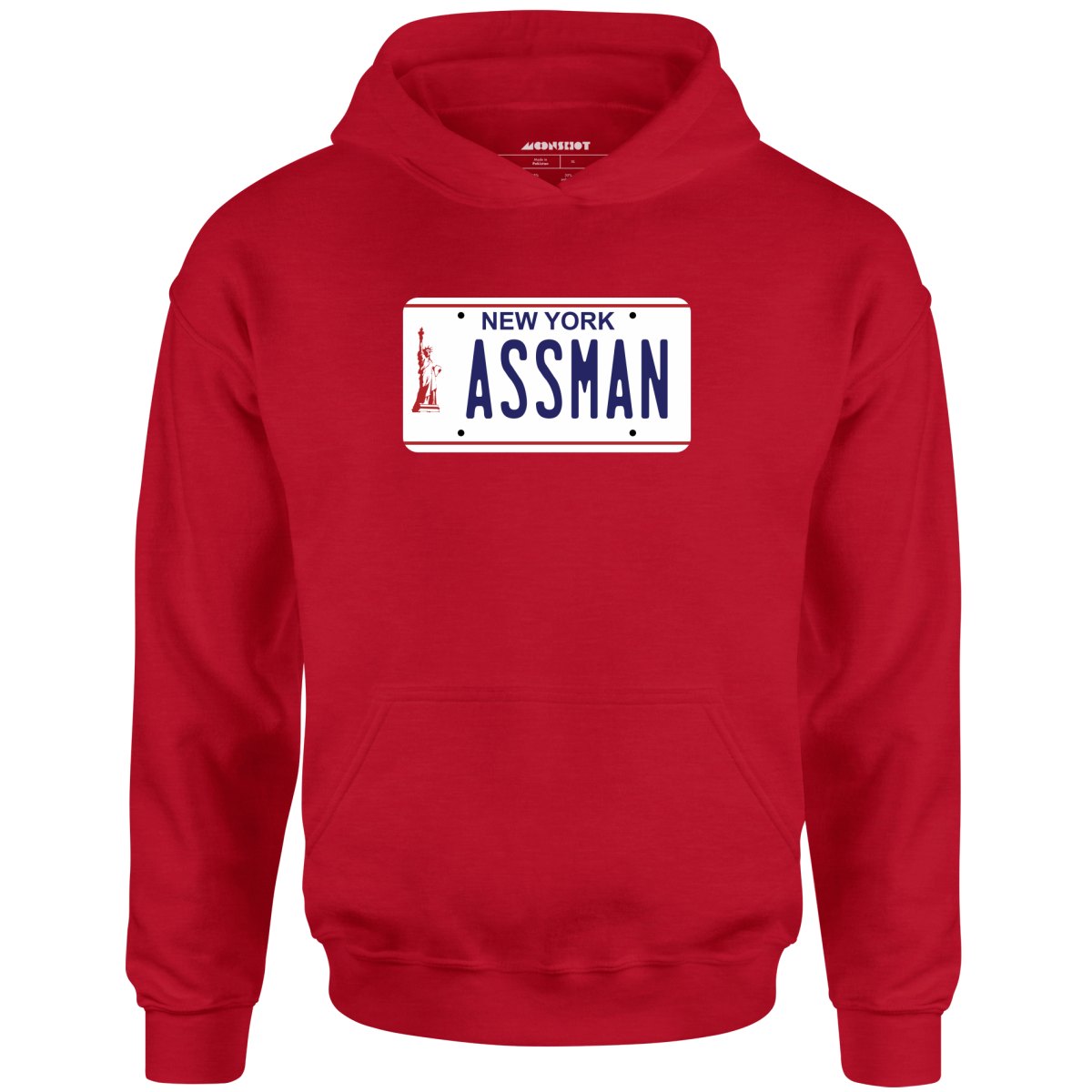Assman New York License Plate - Unisex