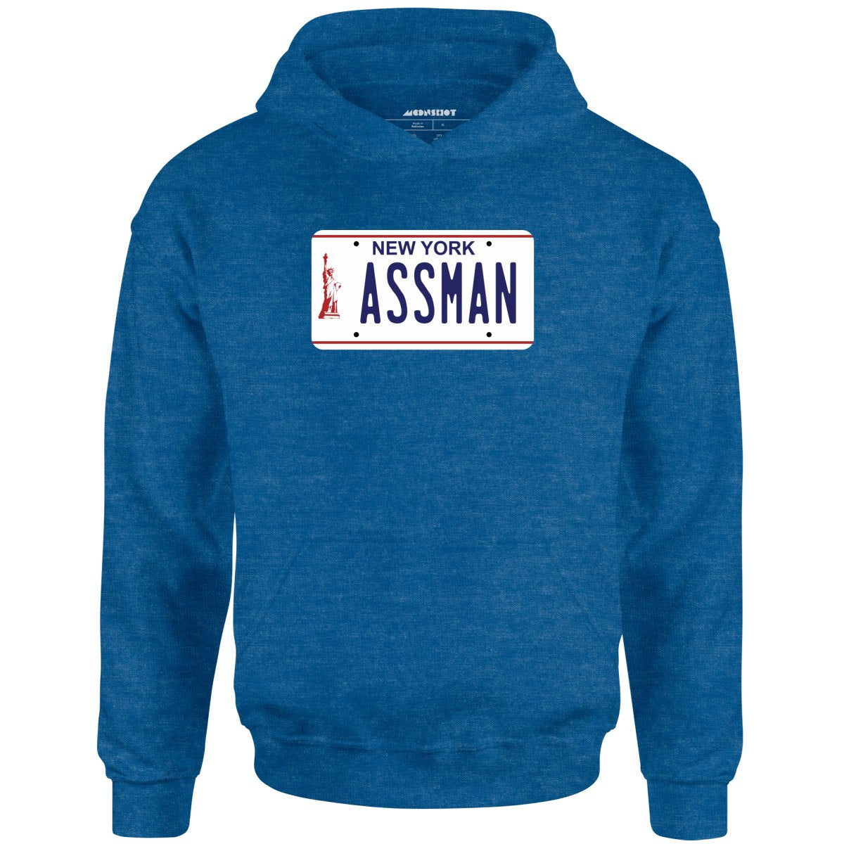 Assman New York License Plate - Unisex