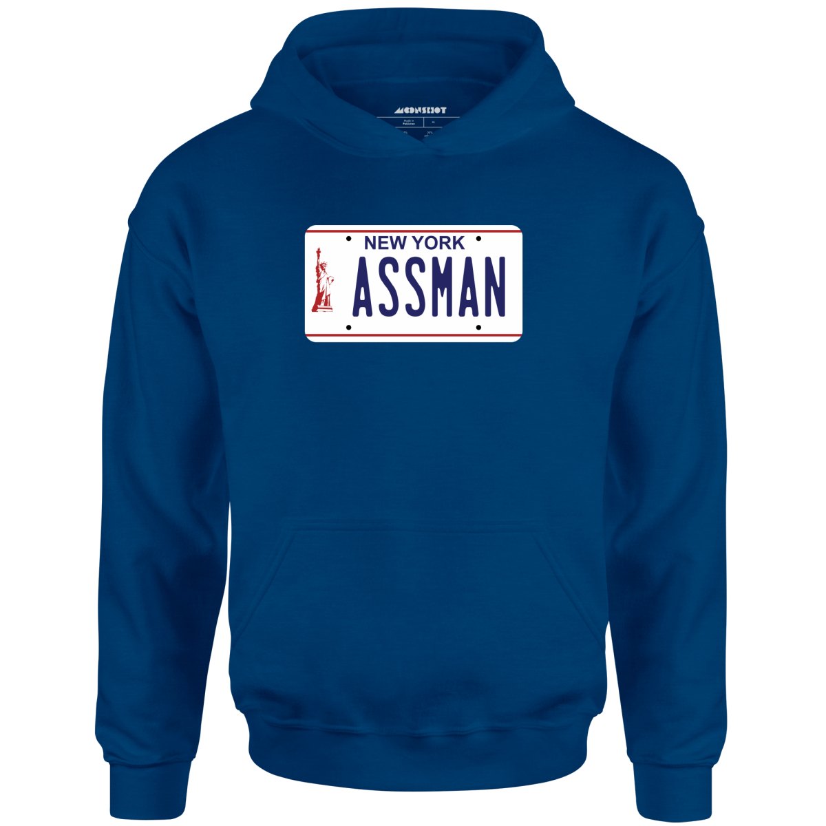 Assman New York License Plate - Unisex