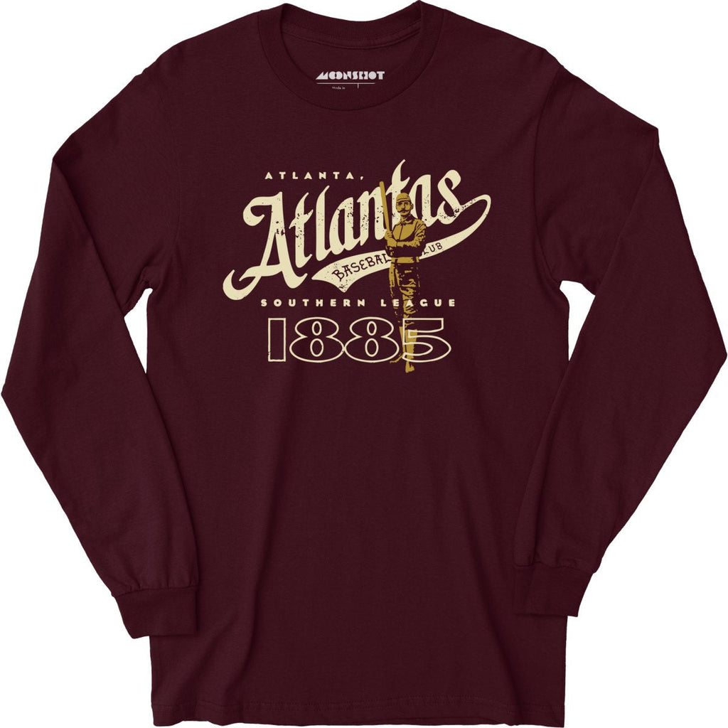 Atlanta Atlantas - Georgia - Vintage Defunct Baseball Teams - Long Sleeve