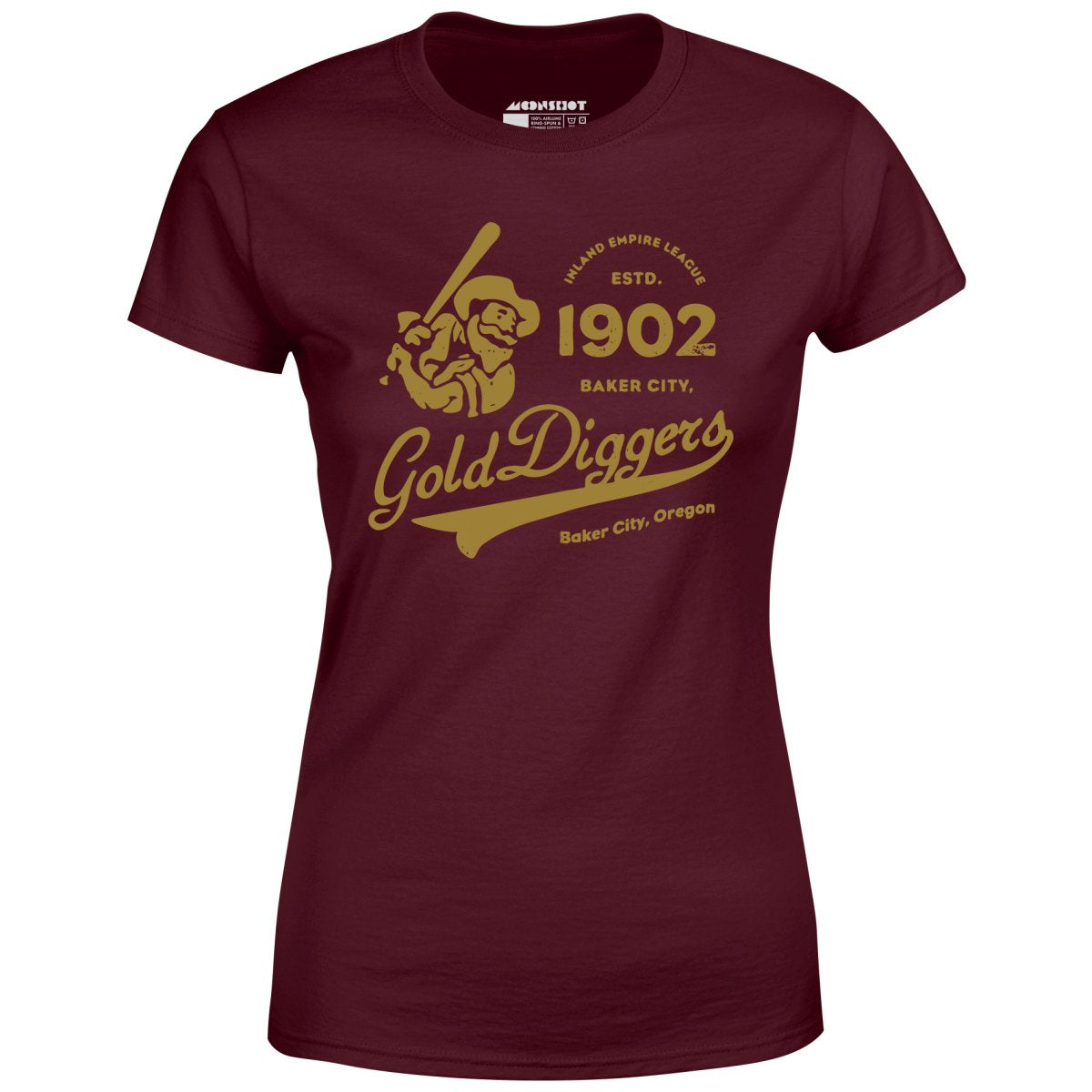 Baker City Gold Diggers - Oregon - Vintage Defunct Baseball Teams - Women's