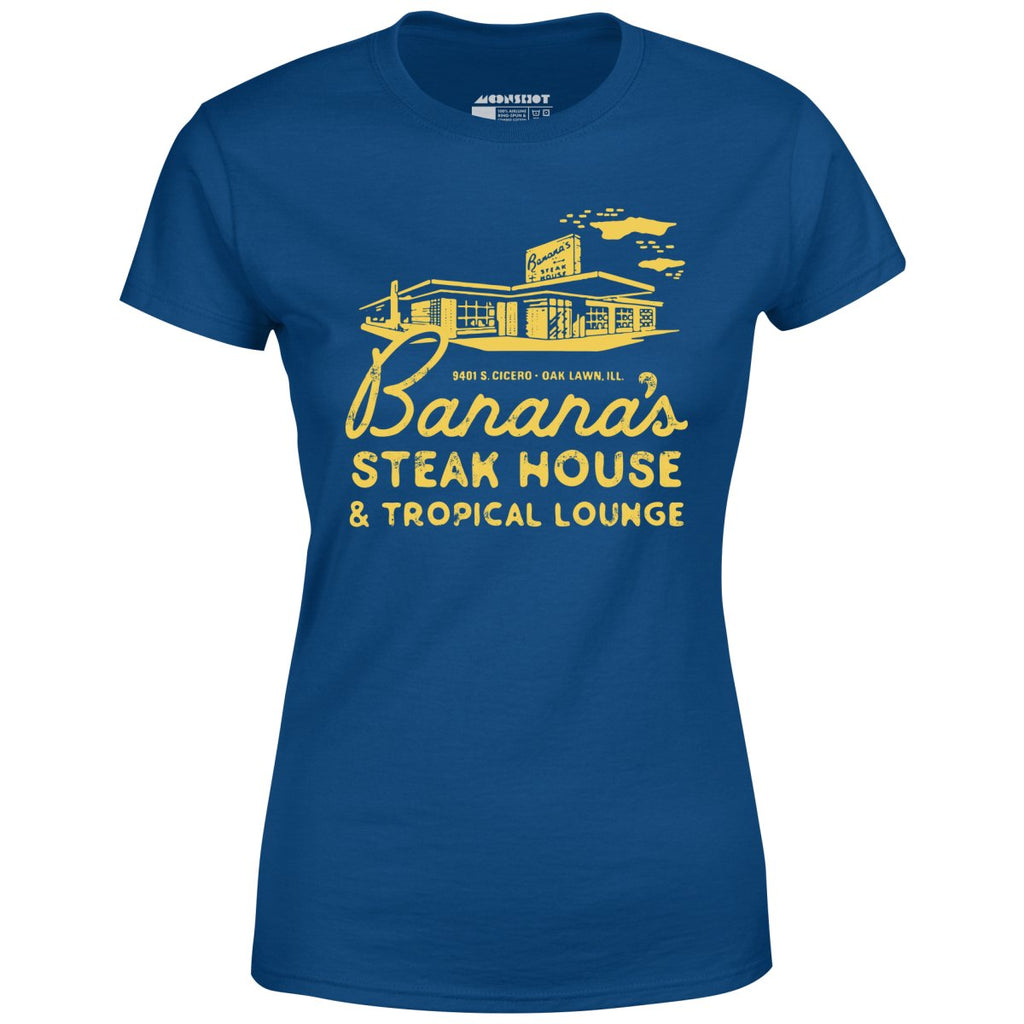 Banana's Steak House - Oak Lawn, Il - Vintage Restaurant - Women's