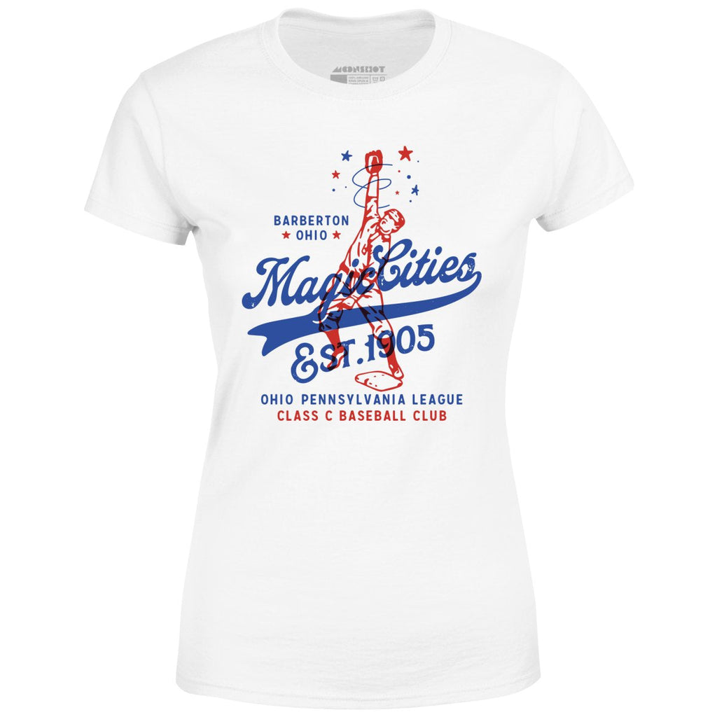 Barberton Magic Cities - Ohio - Vintage Defunct Baseball Teams - Women's