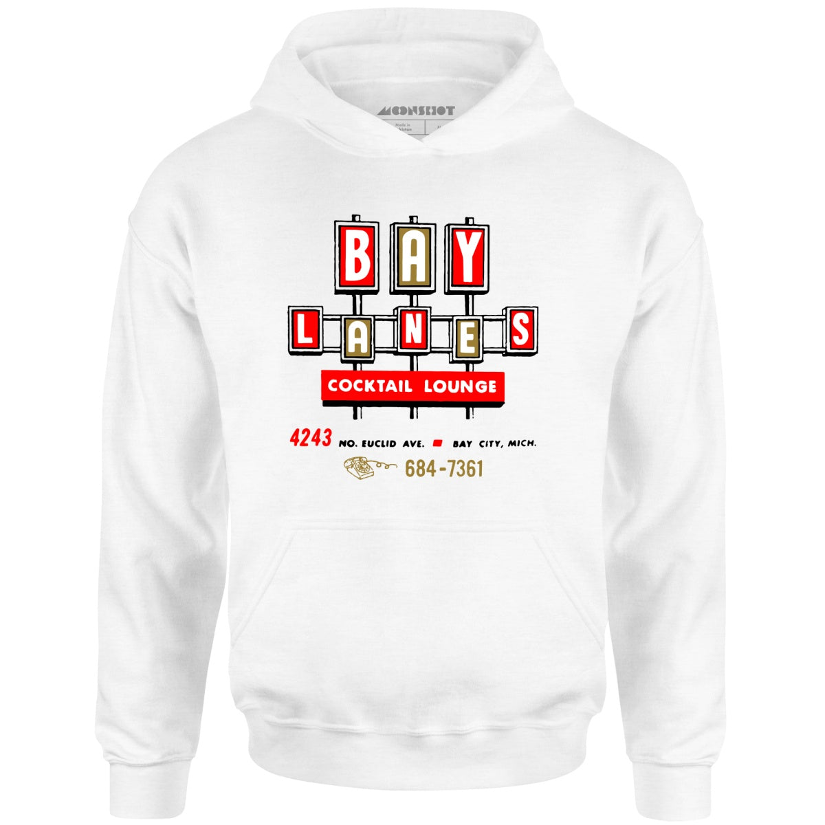 Bay Lanes - Bay City, MI - Vintage Bowling Alley - Unisex
