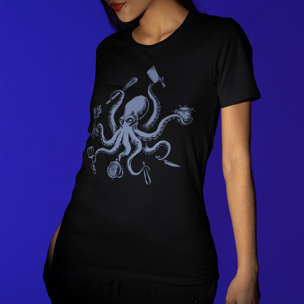 Chef Octopus Women's Relaxed Tee