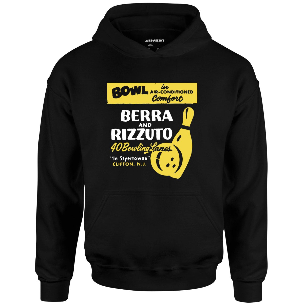 Berra and Rizzuto - Clifton, NJ - Vintage Bowling Alley - Unisex