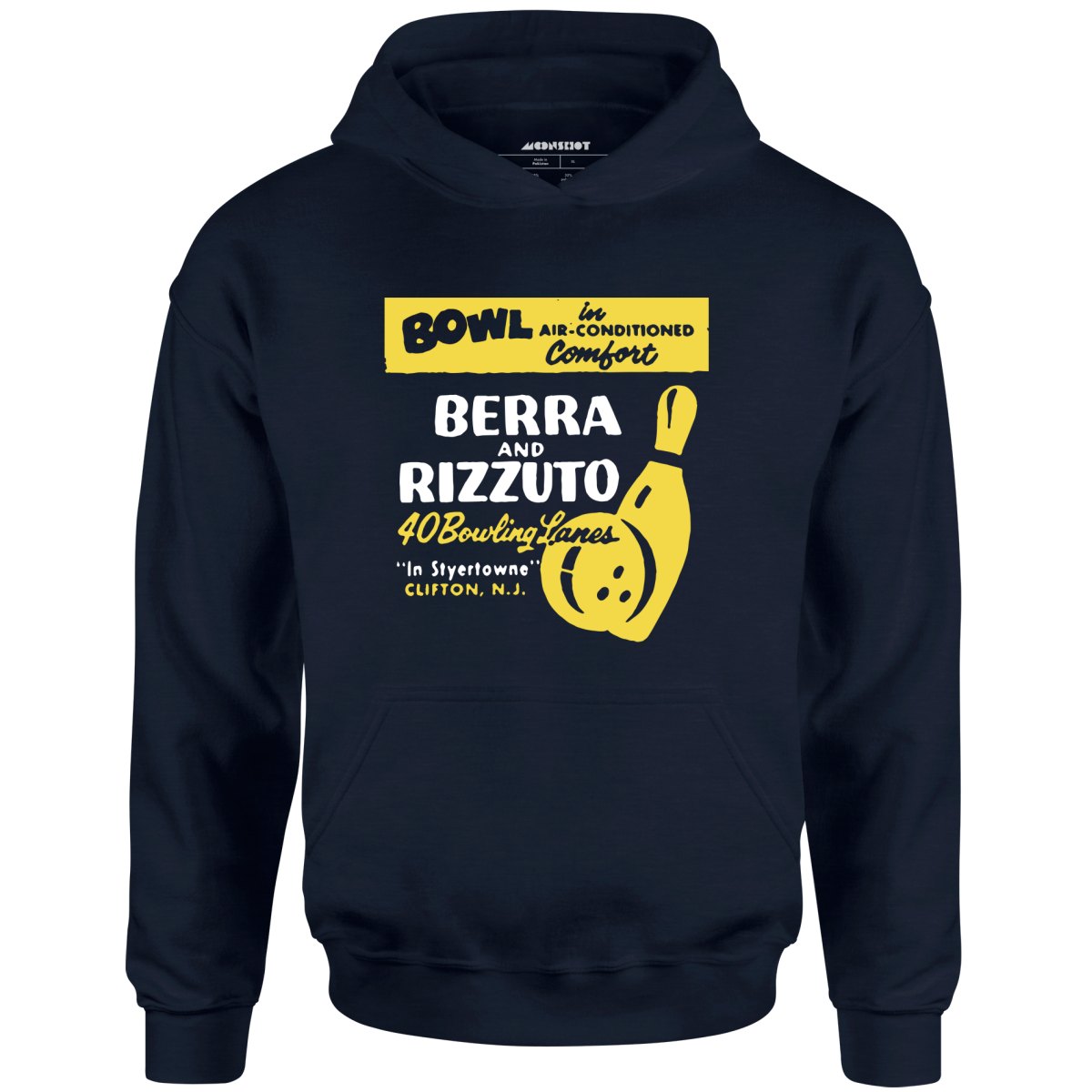 Berra and Rizzuto - Clifton, NJ - Vintage Bowling Alley - Unisex