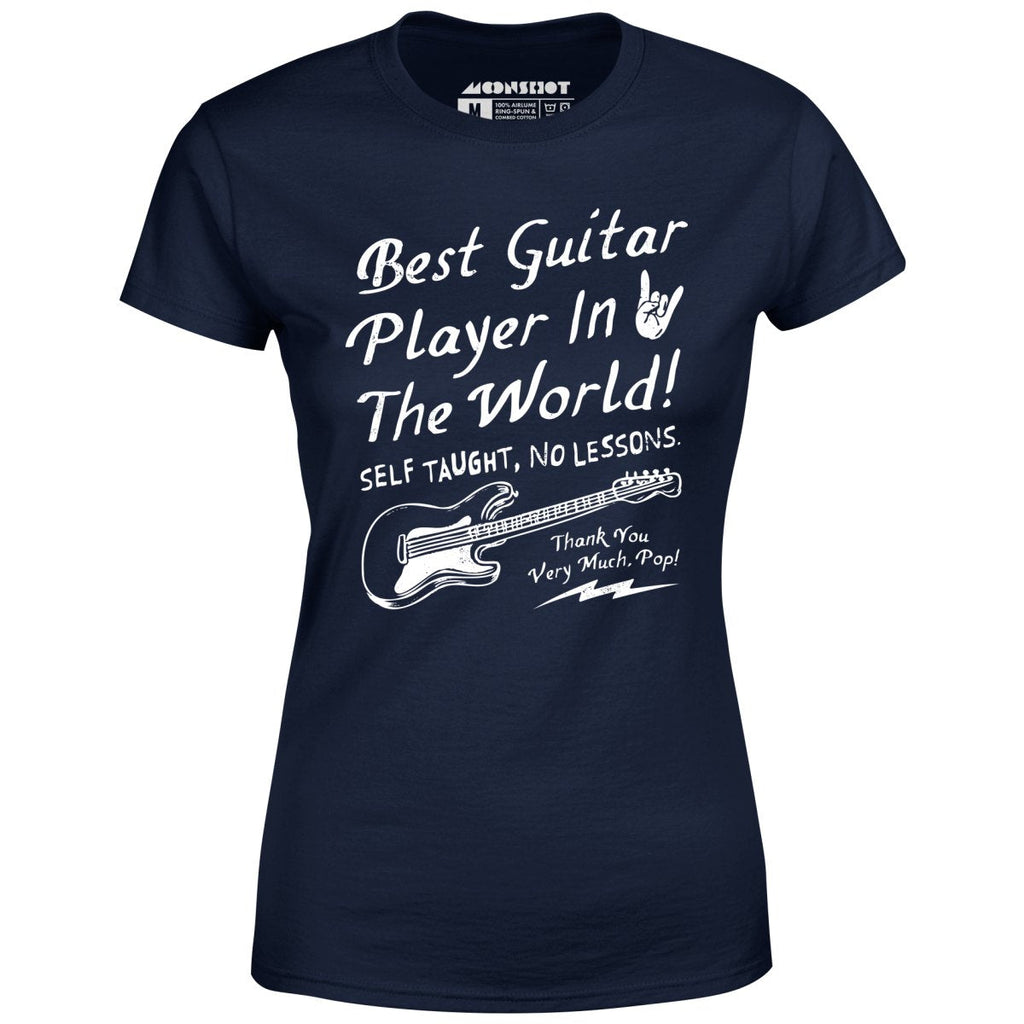 Best Guitar Player in The World Textual - Women's