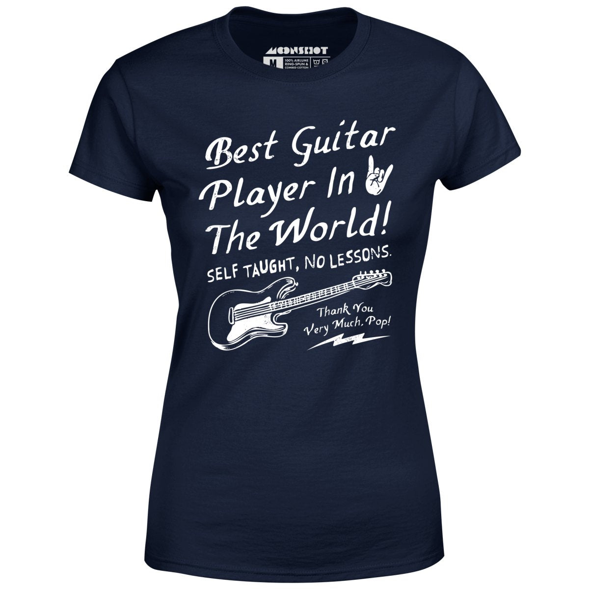 Best Guitar Player in The World Textual - Women's
