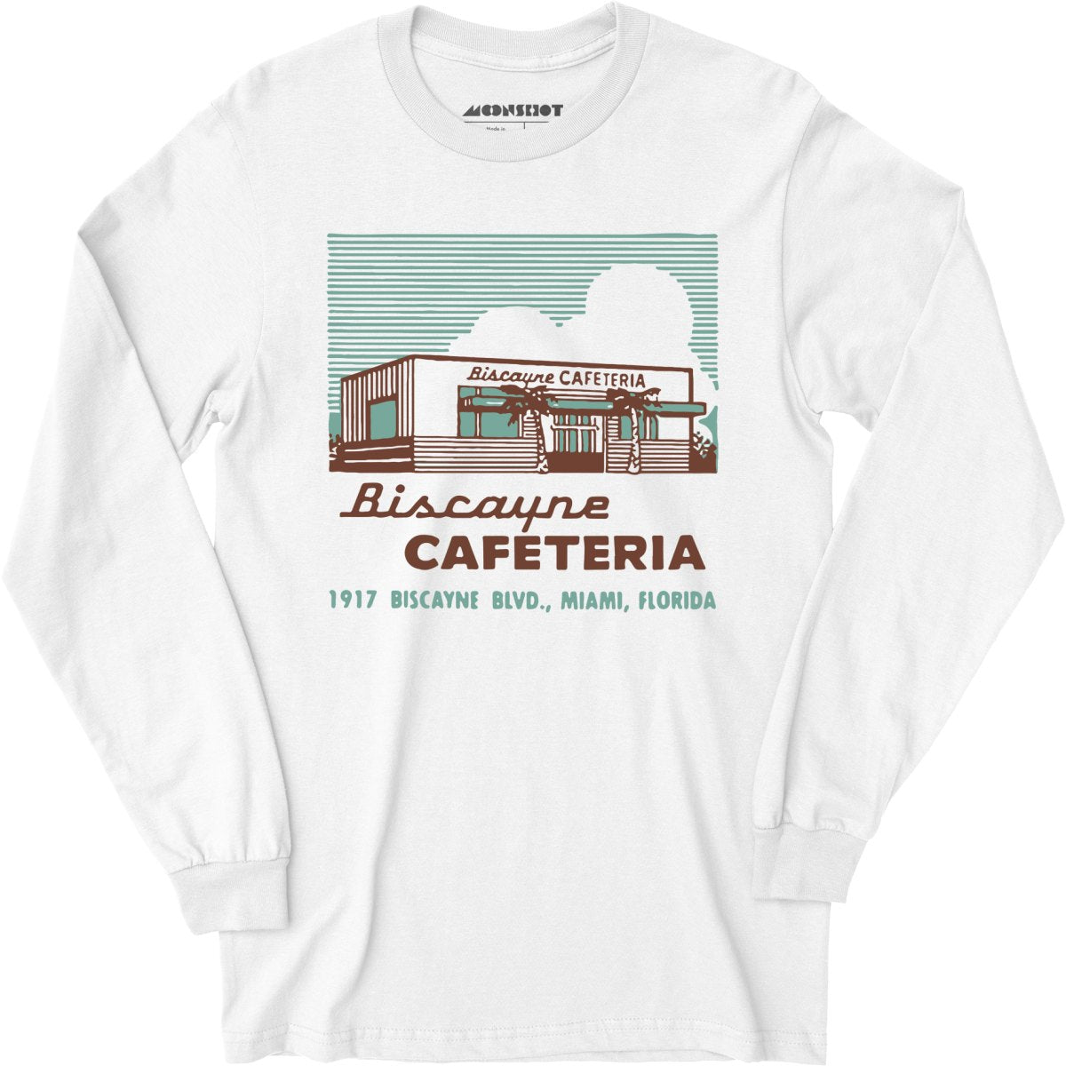 Biscayne Cafeteria - Miami, FL - Vintage Restaurant - Long Sleeve