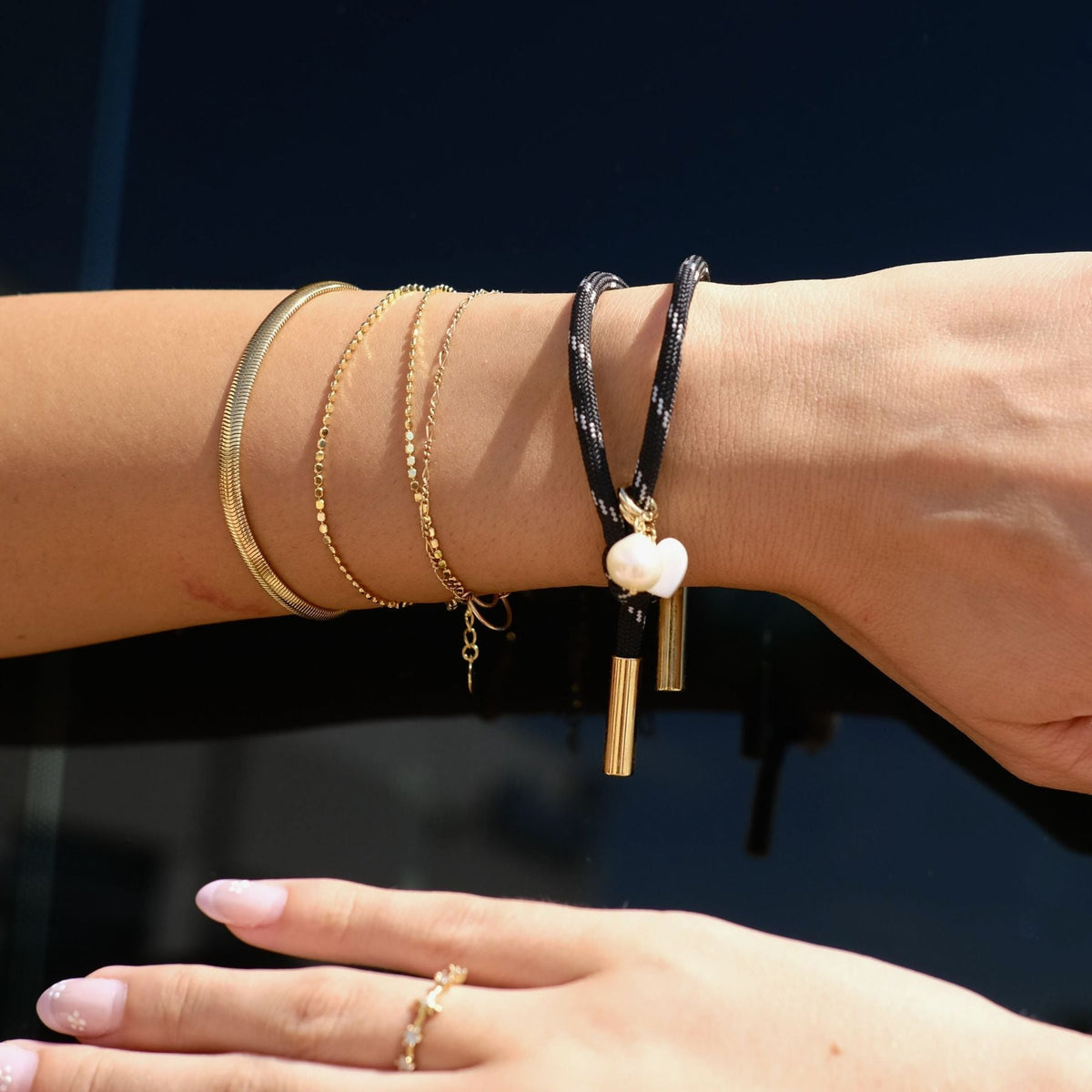 Black Cord Bracelet