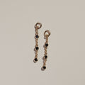 Black Crystal Chain Charms