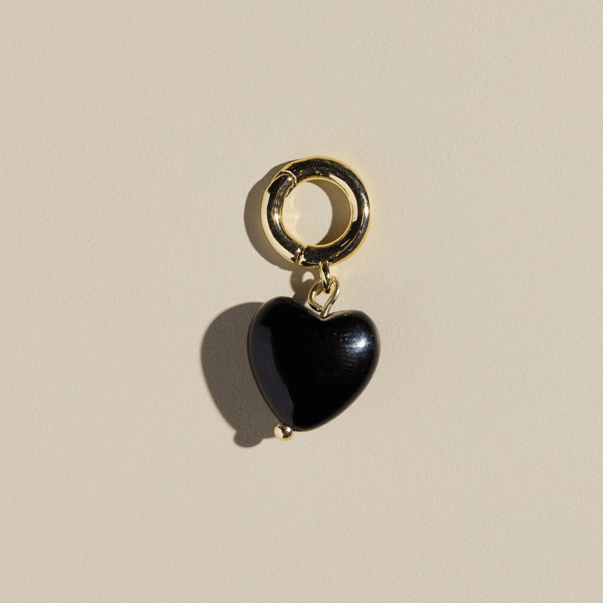 Black Heart Charm