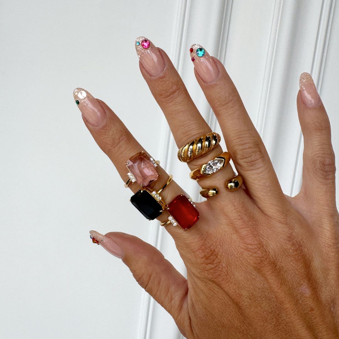 Pink Marie Statement Ring