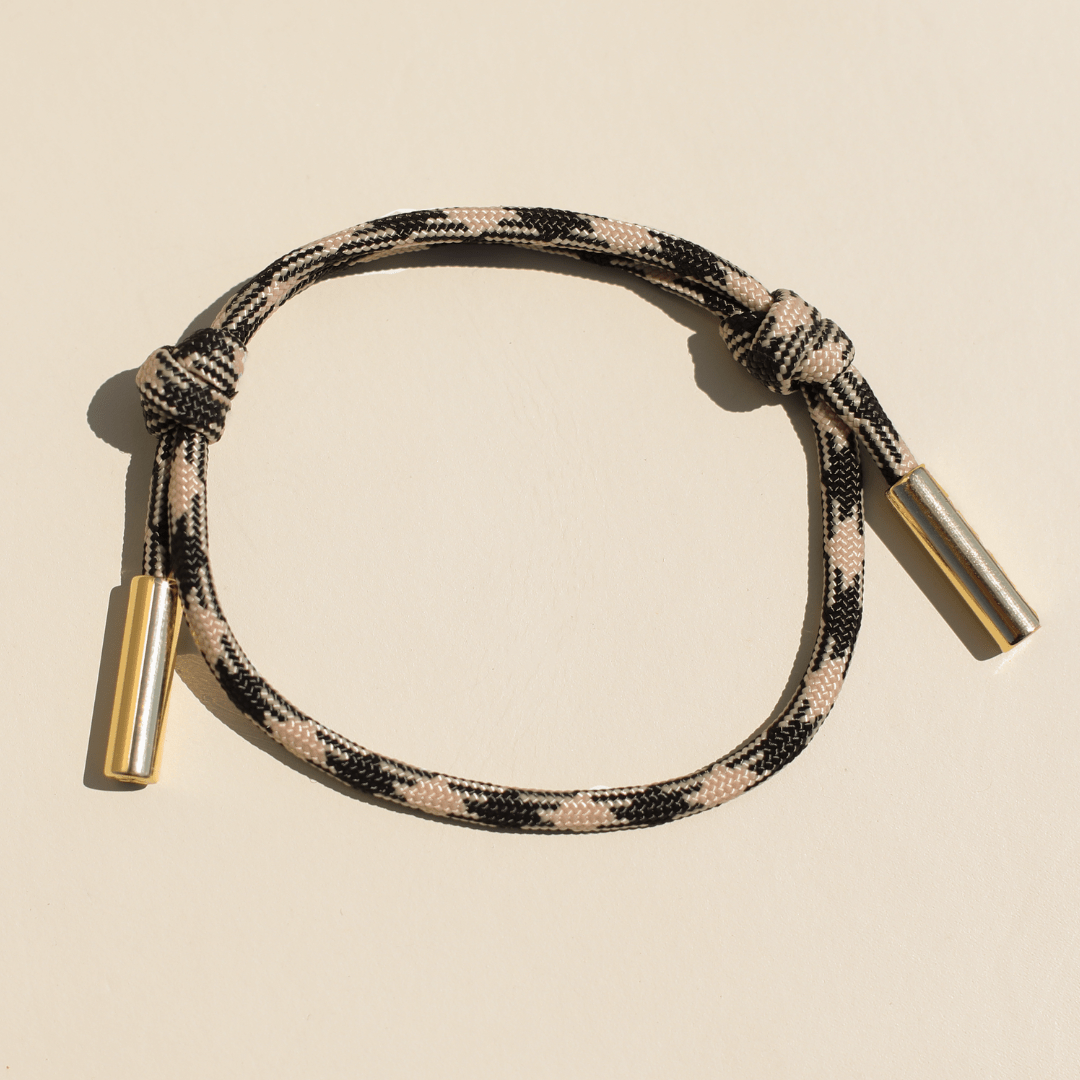 Black Sesame Cord Bracelet