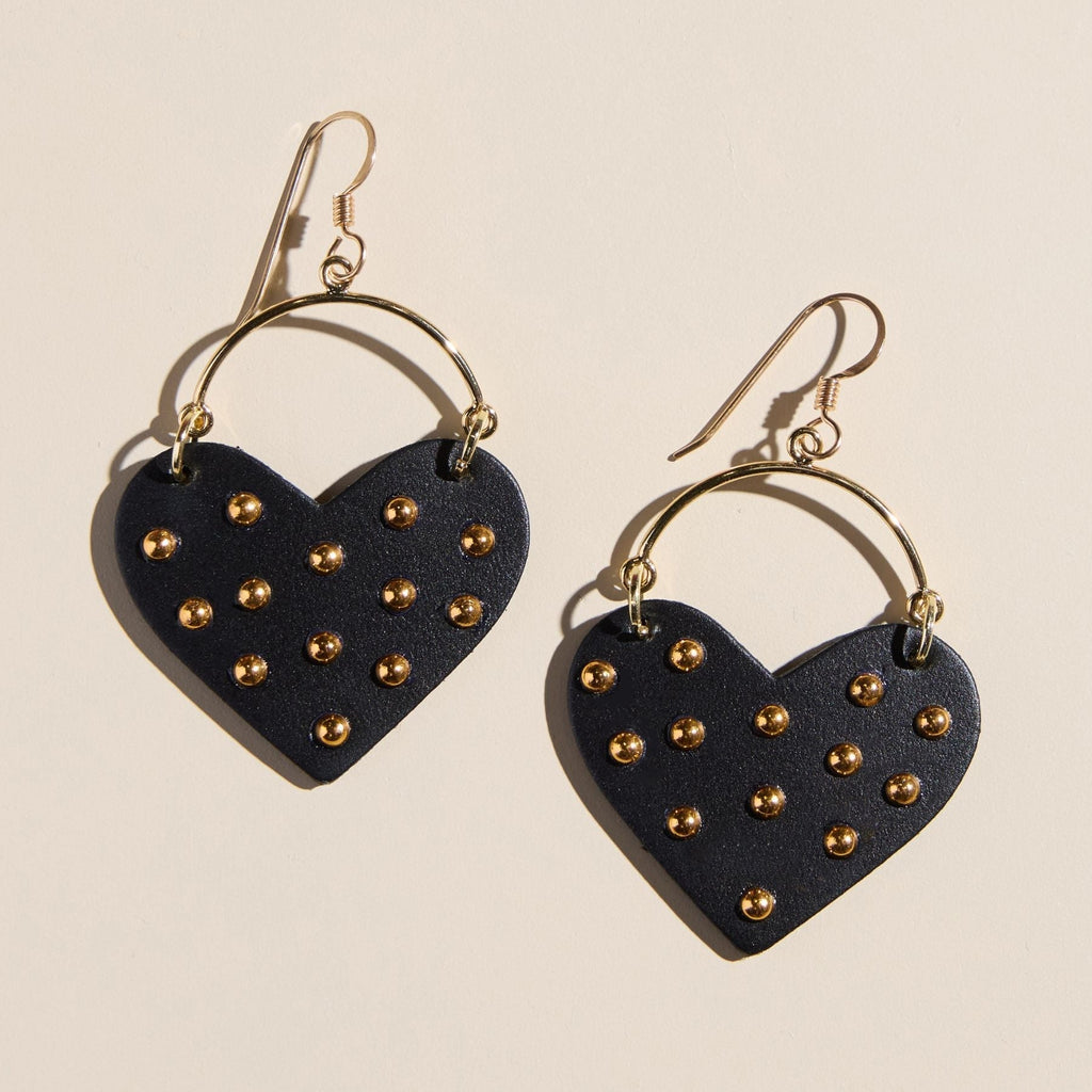 Black Studded Harlow