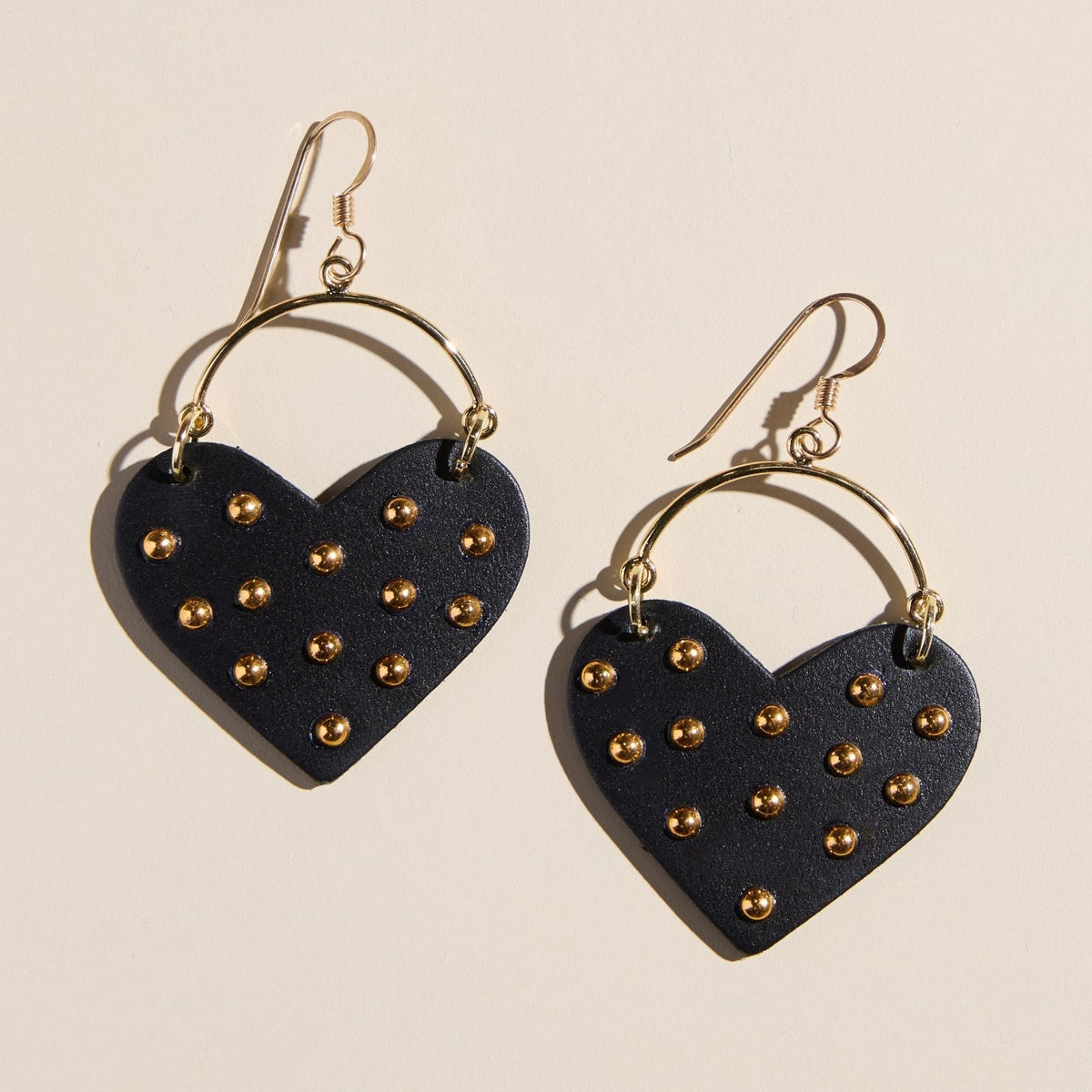 Black Studded Harlow