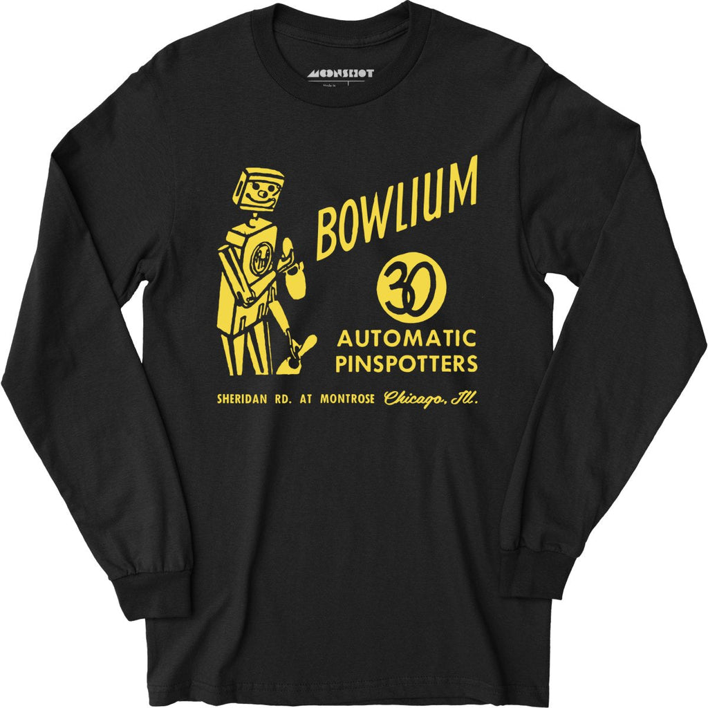 Bowlium v2 - Chicago, IL - Vintage Bowling Alley - Long Sleeve