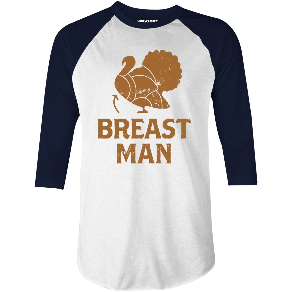 Breast Man - 3/4 Sleeve Raglan