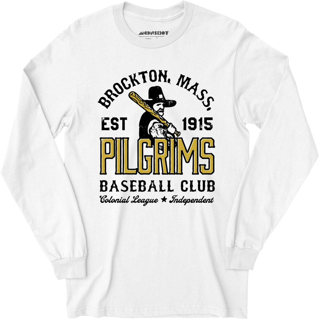 Brockton Pilgrims - Massachusetts - Vintage Defunct Baseball Teams - Long Sleeve