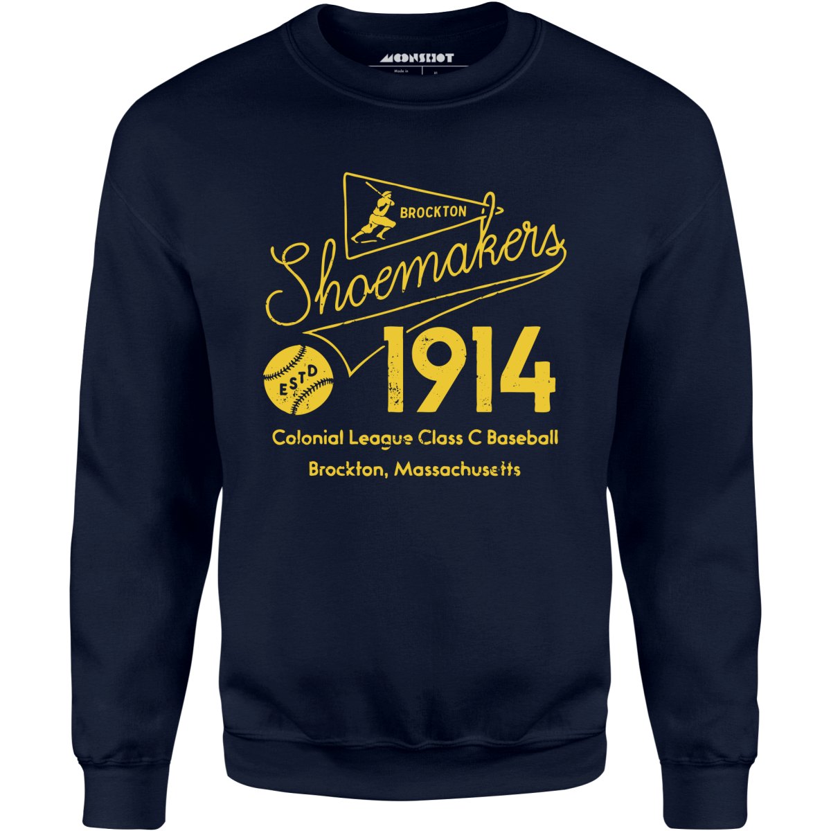 Brockton Shoemakers - Massachusetts - Vintage Defunct Baseball Teams - Unisex