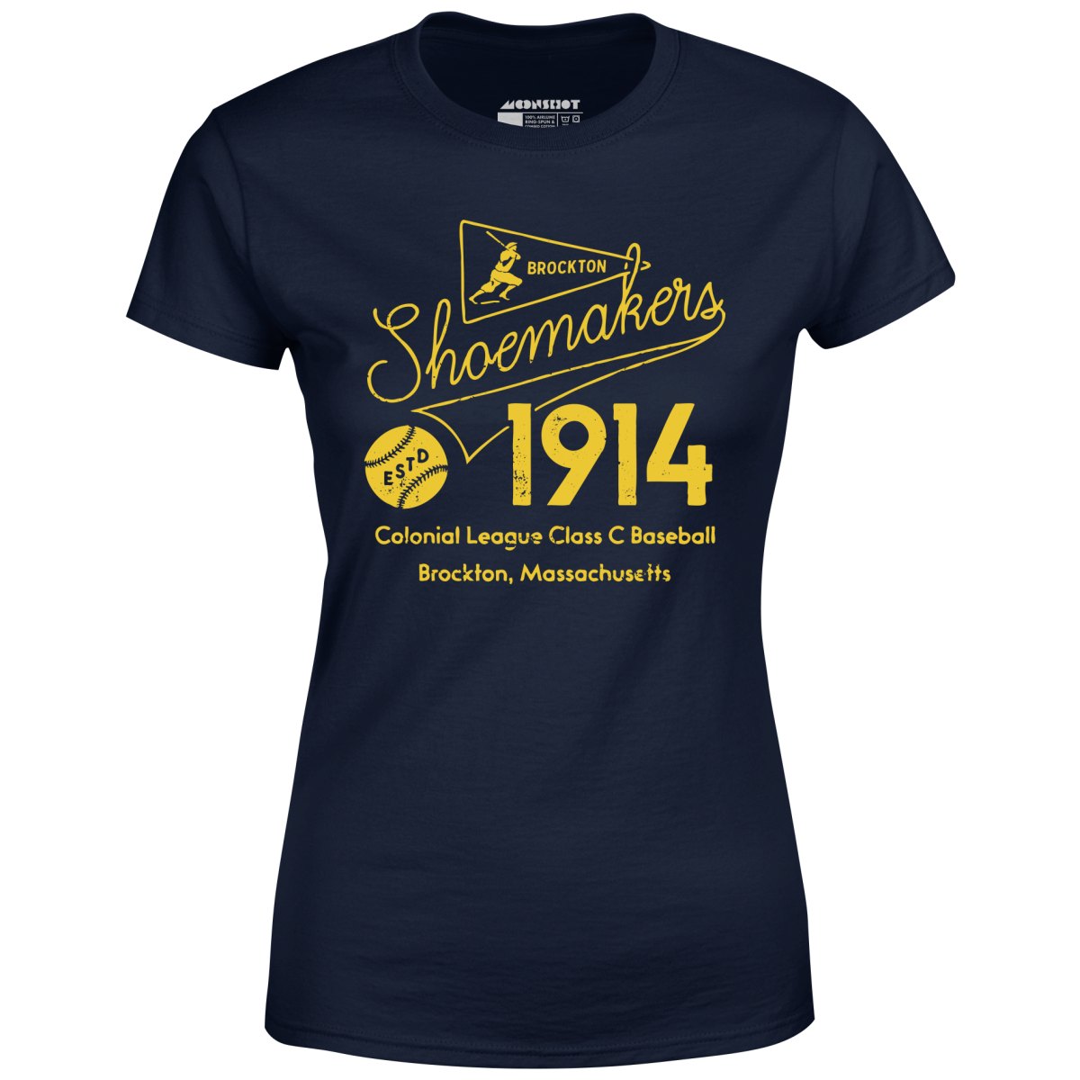 Brockton Shoemakers - Massachusetts - Vintage Defunct Baseball Teams - Women's