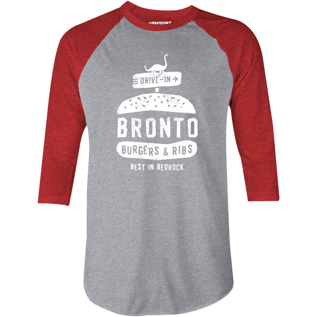 Bronto Burgers & Ribs - 3/4 Sleeve Raglan