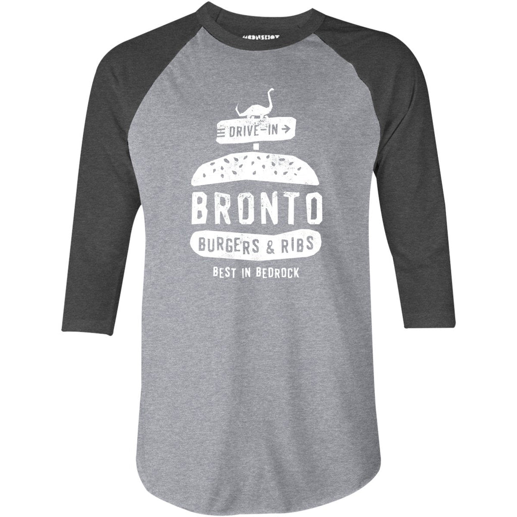 Bronto Burgers & Ribs - 3/4 Sleeve Raglan