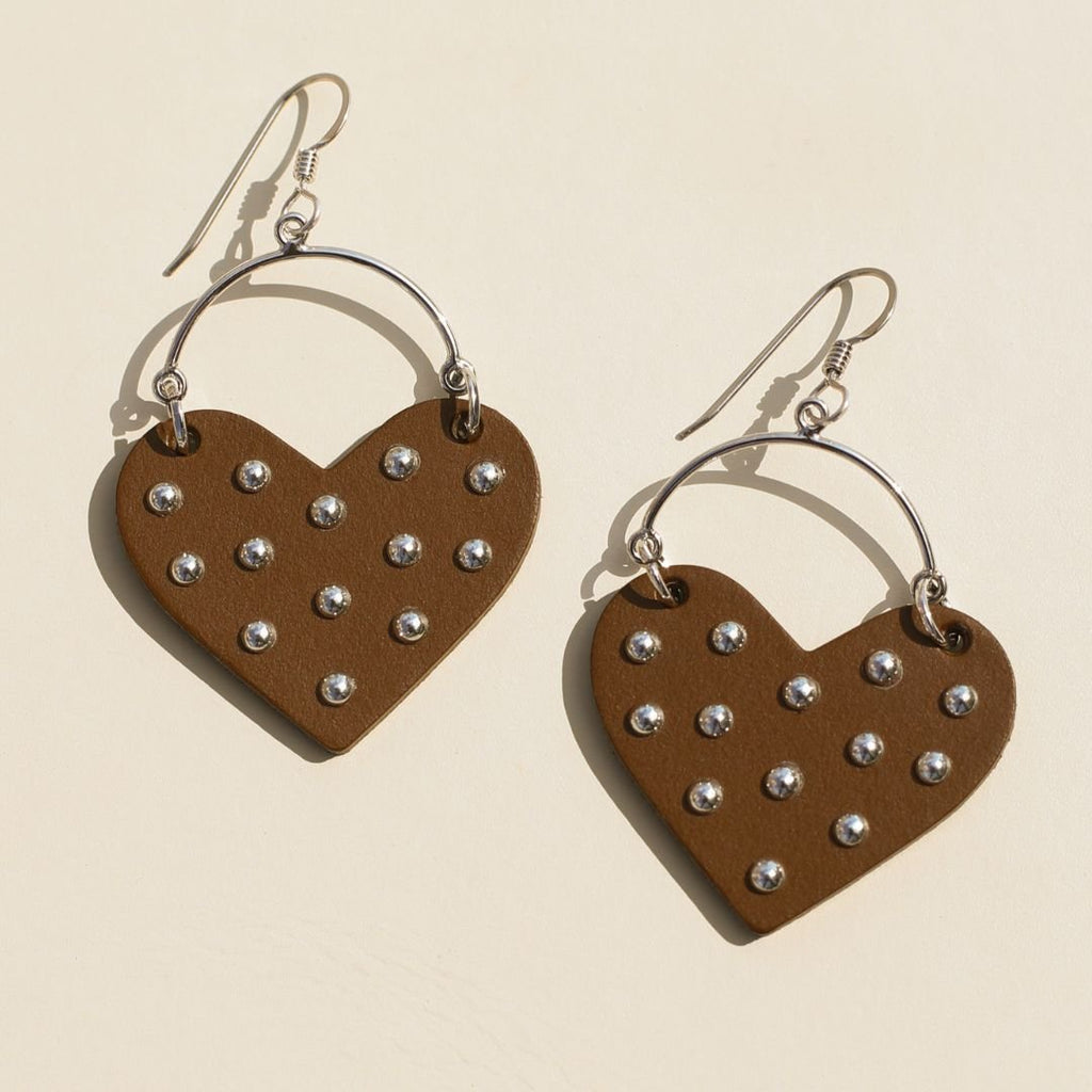 Brown Studded Harlow