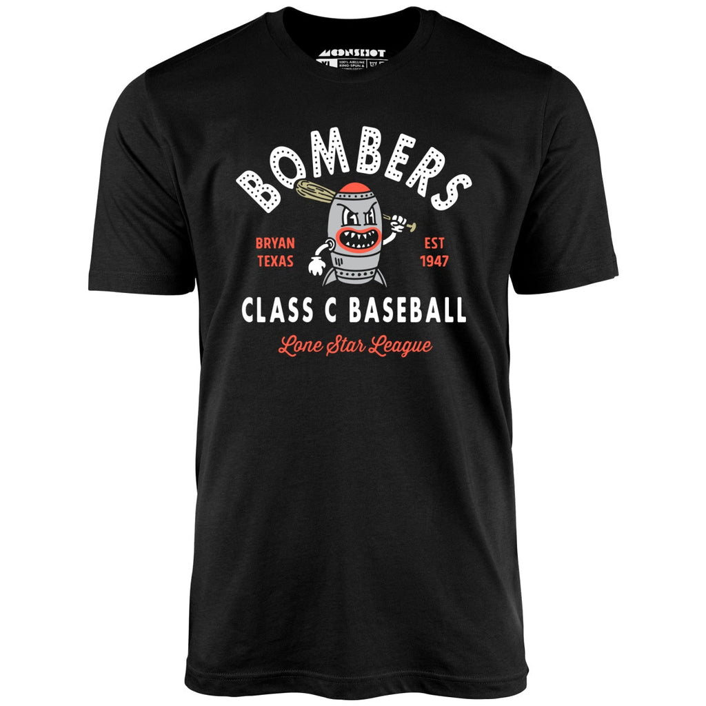 Bryan Bombers - Texas - Vintage Defunct Baseball Teams - Unisex