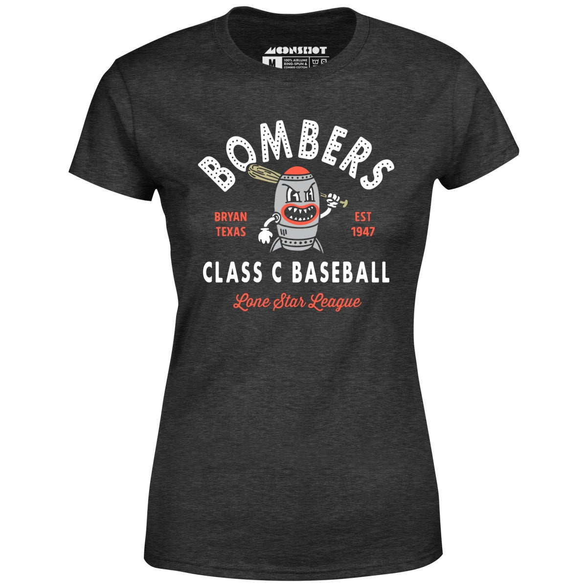 Bryan Bombers - Texas - Vintage Defunct Baseball Teams - Women's