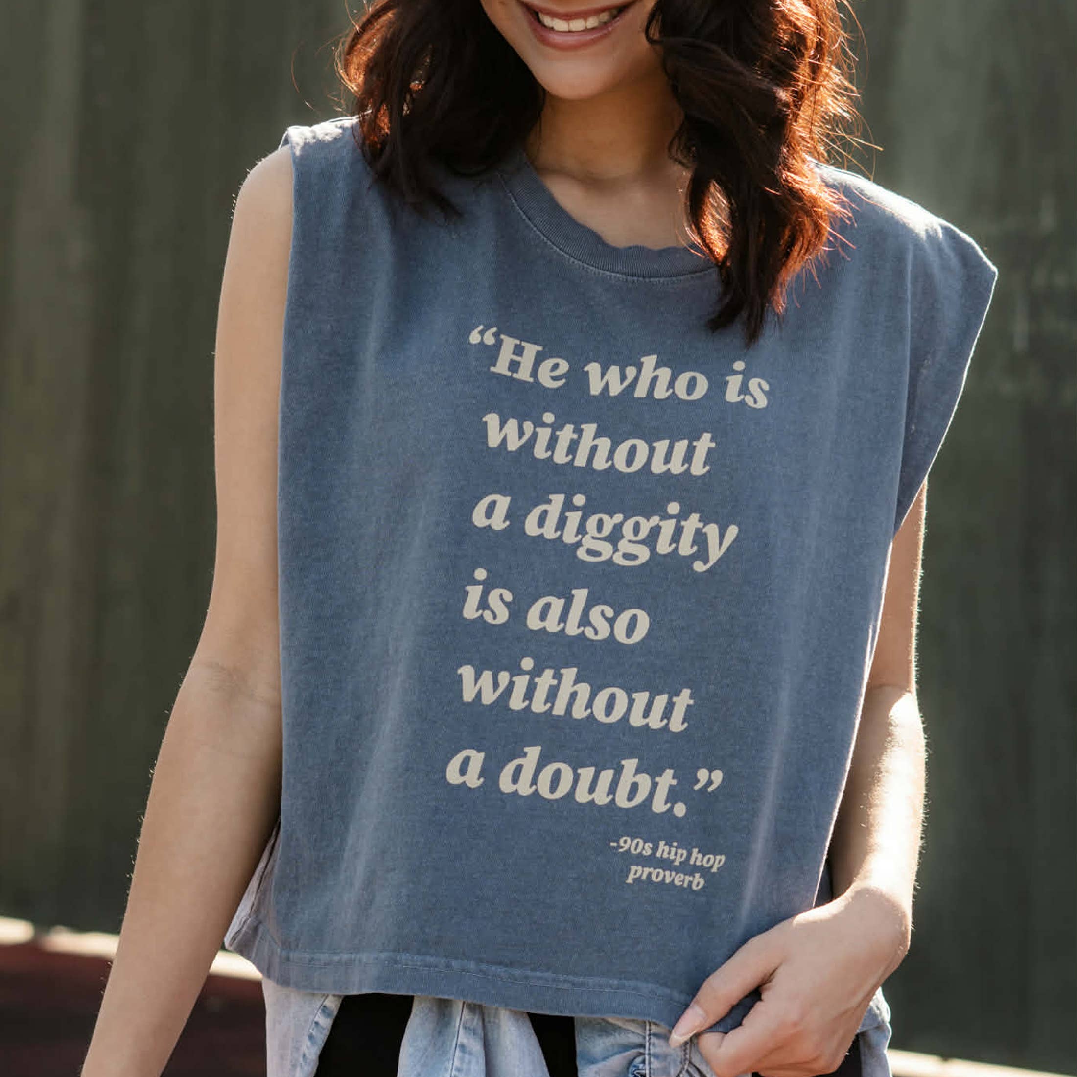 90s Diggity Hip Hop Quote Graphic Tee Vintage Saying