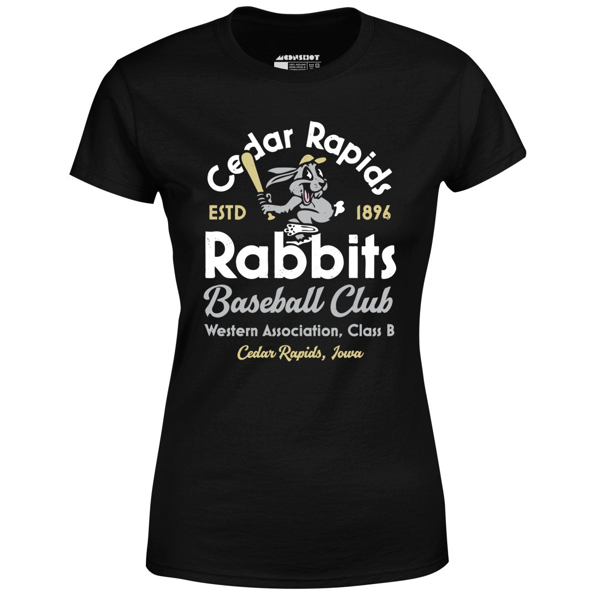 Cedar Rapids Rabbits - Iowa - Vintage Defunct Baseball Teams - Women's