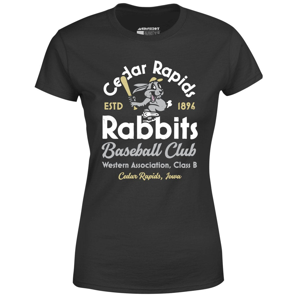 Cedar Rapids Rabbits - Iowa - Vintage Defunct Baseball Teams - Women's
