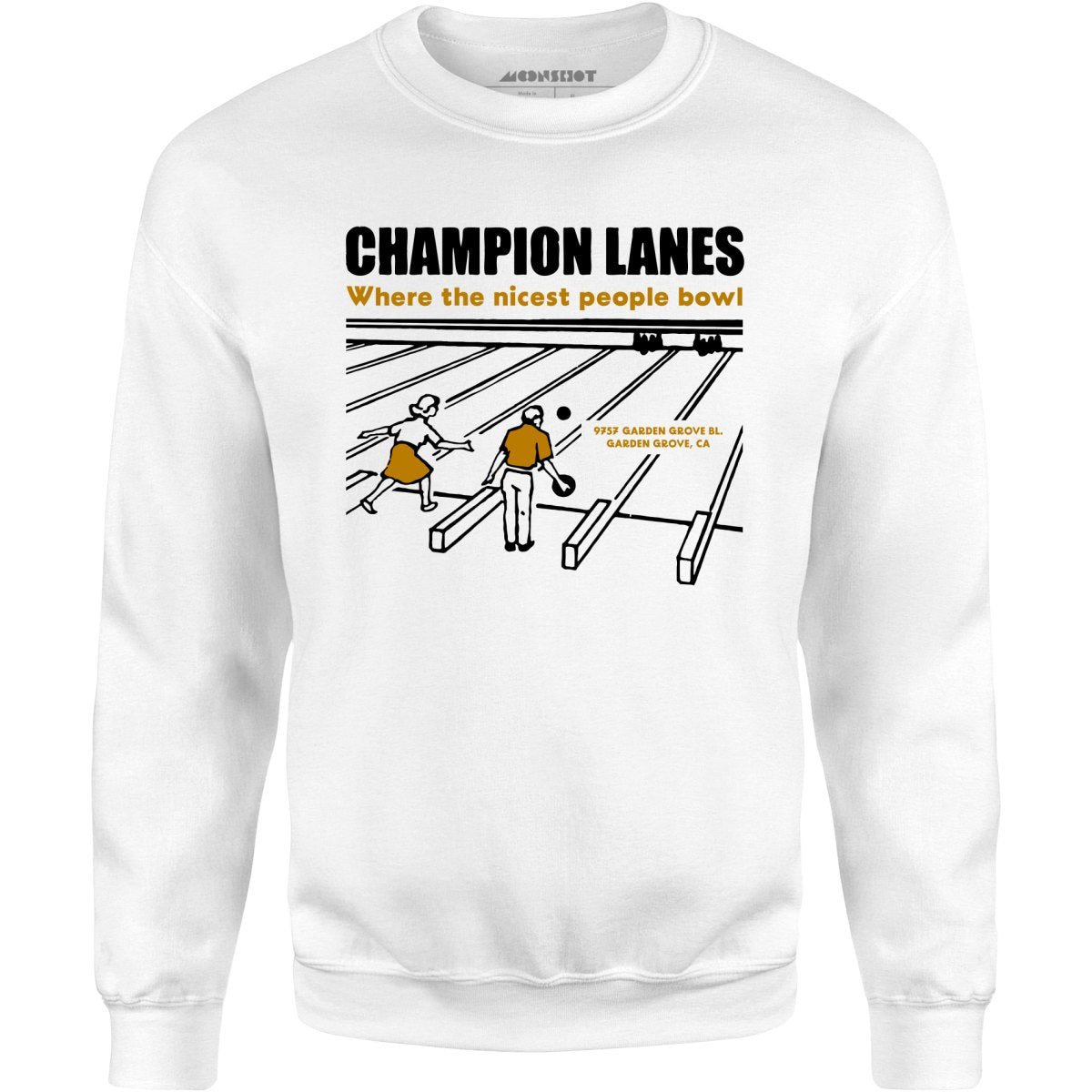 Champion Lanes - Garden Grove, CA - Vintage Bowling Alley - Unisex