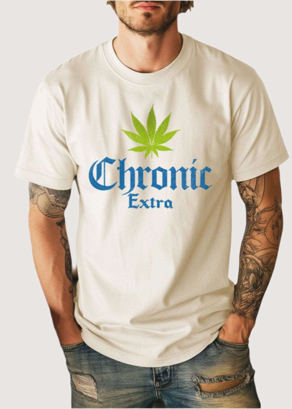 Chronic Extra Weed Vintage Meme