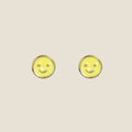 Citron Smiley Studs