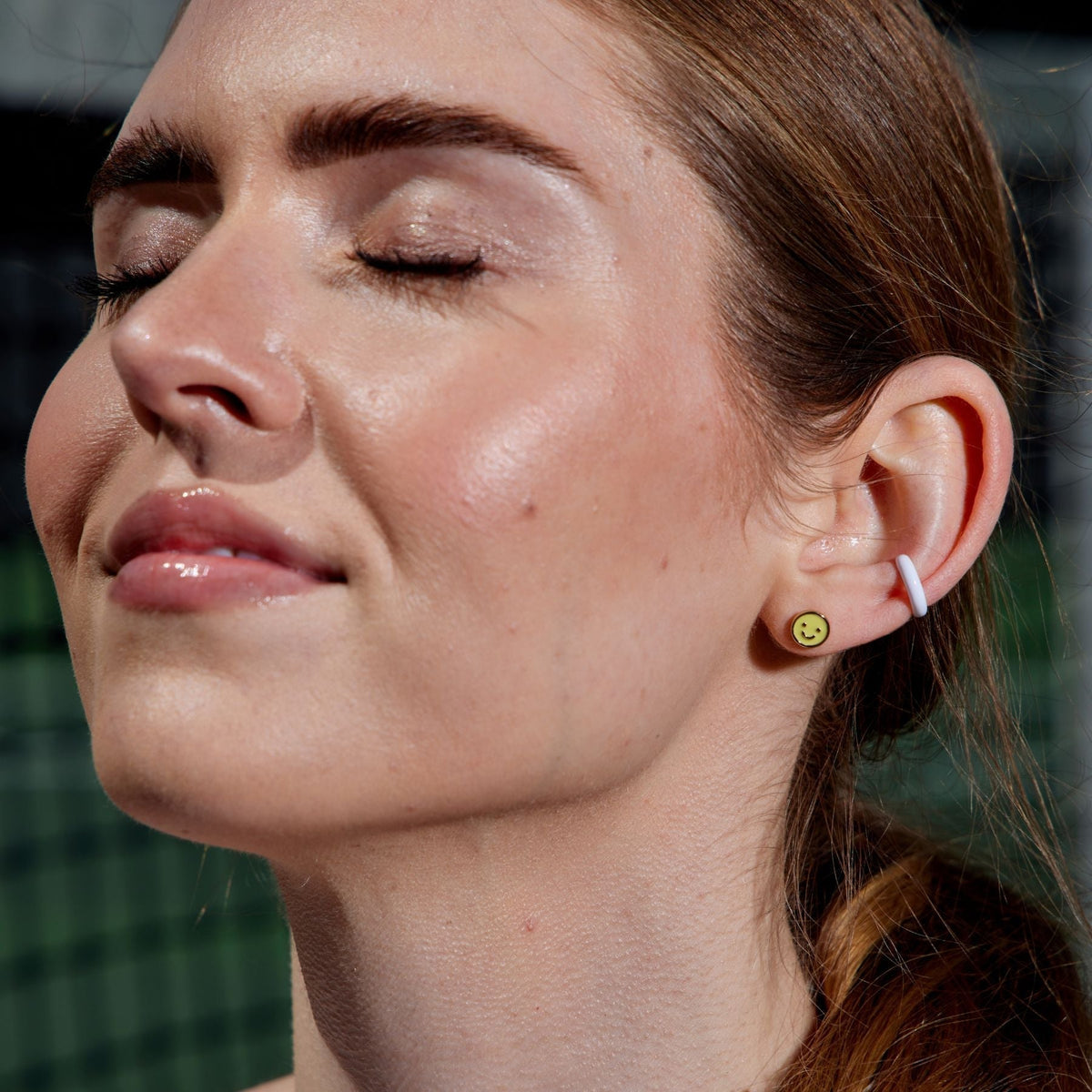 Citron Smiley Studs