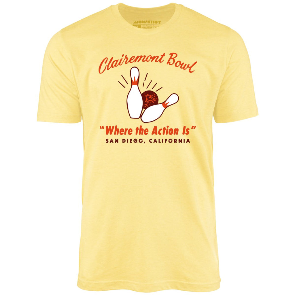 Clairemont Bowl - San Diego, CA - Vintage Bowling Alley - Unisex