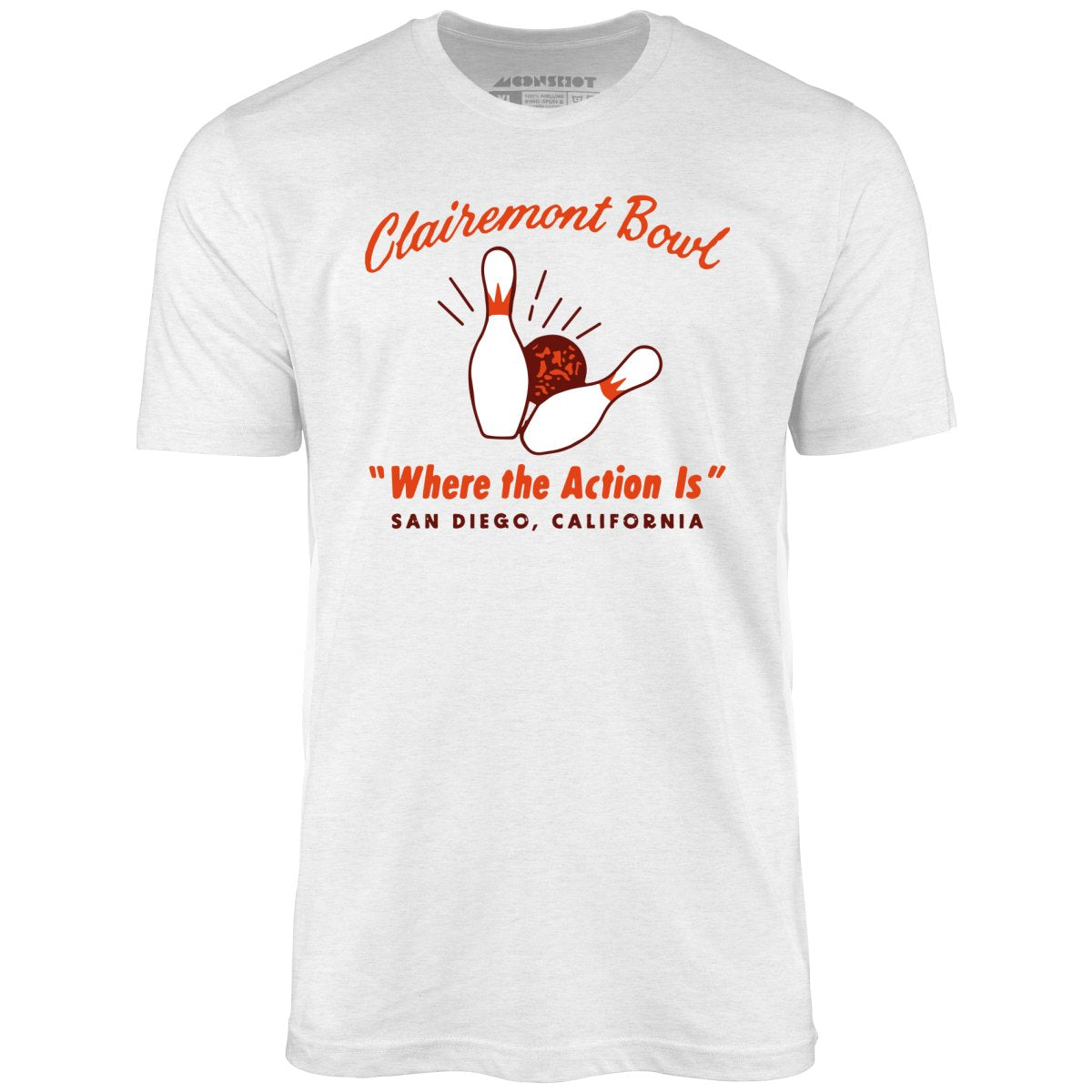 Clairemont Bowl - San Diego, CA - Vintage Bowling Alley - Unisex