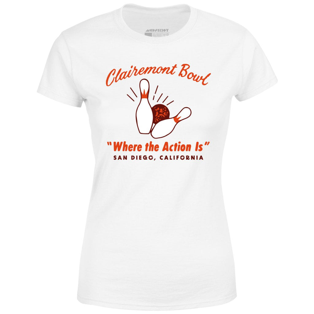 Clairemont Bowl - San Diego, CA - Vintage Bowling Alley - Women's