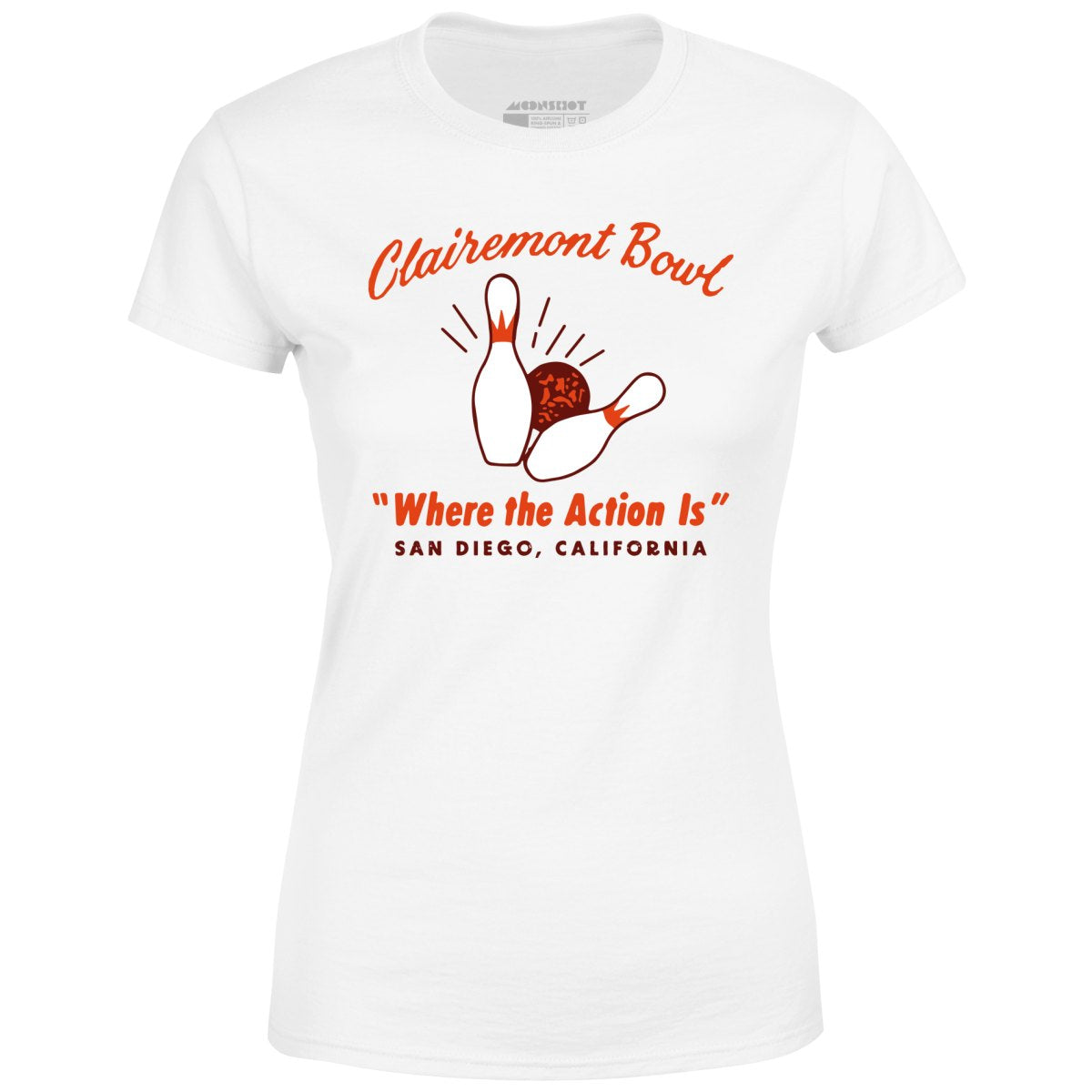 Clairemont Bowl - San Diego, CA - Vintage Bowling Alley - Women's