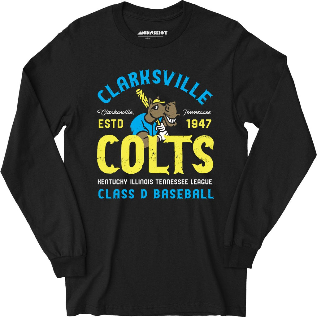Clarksville Colts - Tennessee - Vintage Defunct Baseball Teams - Long Sleeve