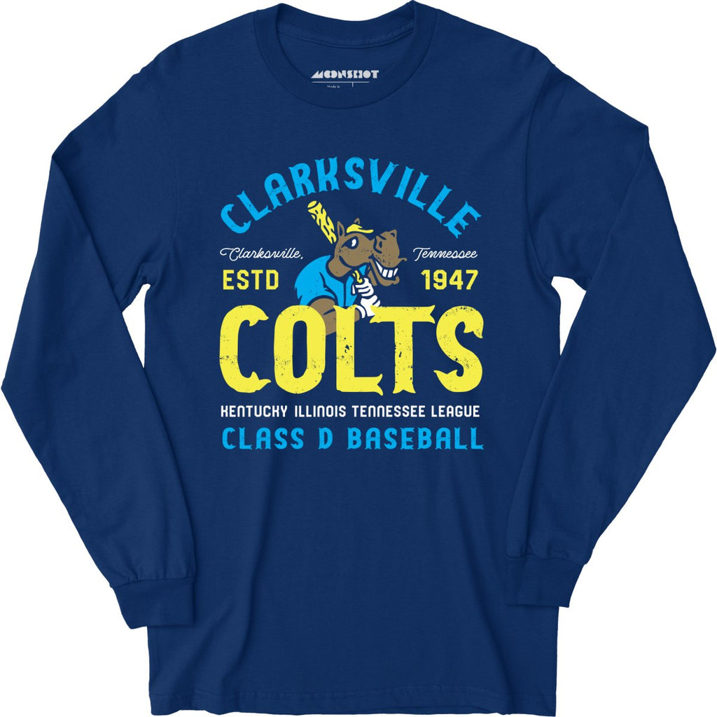 Clarksville Colts - Tennessee - Vintage Defunct Baseball Teams - Long Sleeve