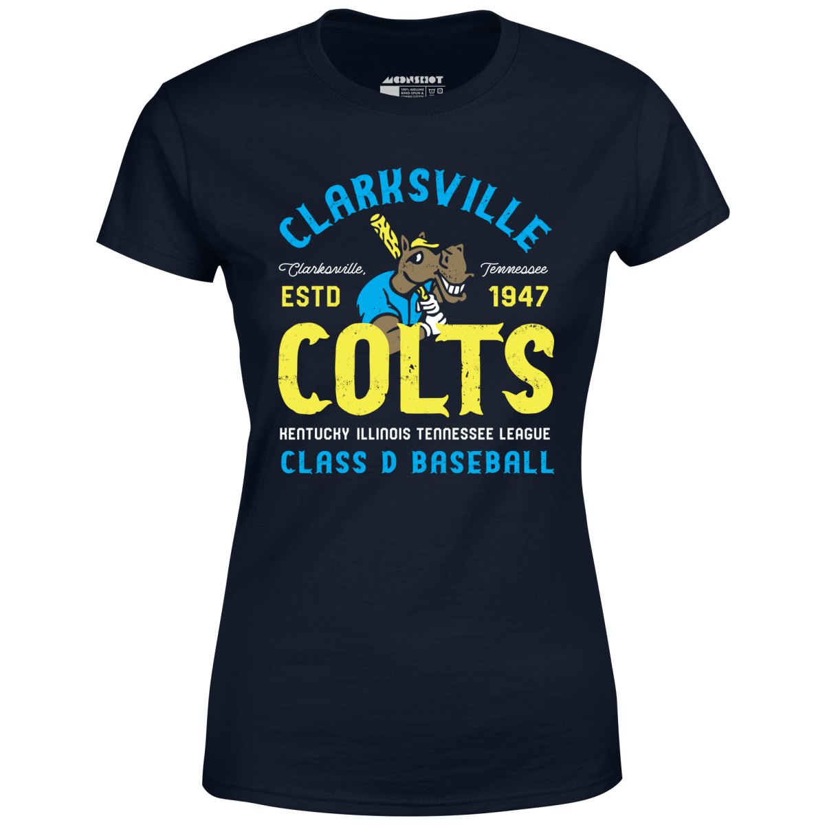 Clarksville Colts - Tennessee - Vintage Defunct Baseball Teams - Women's