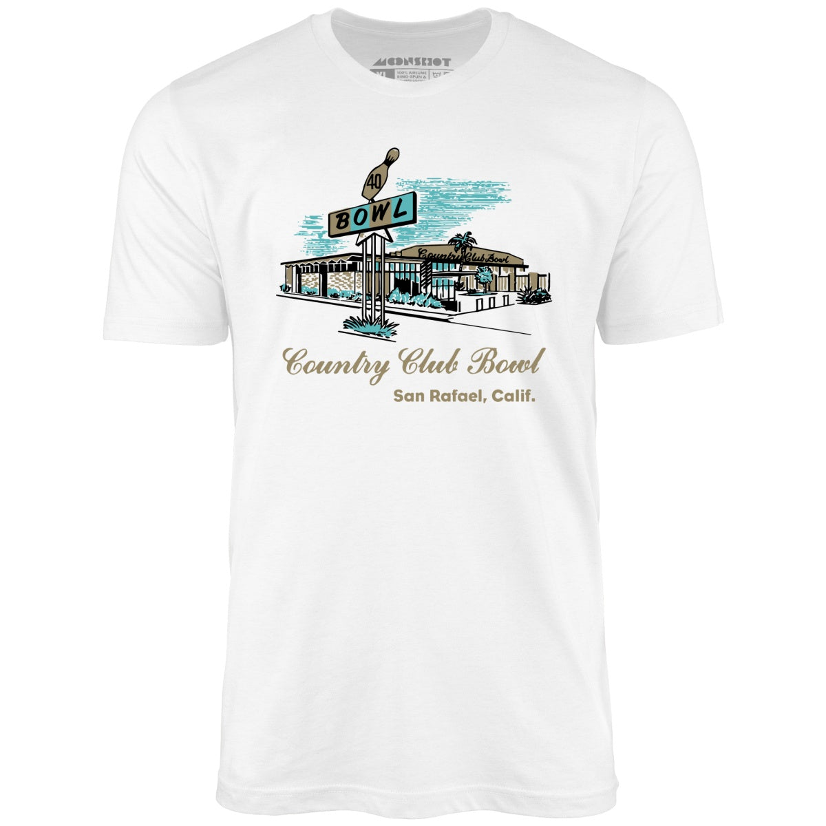 Country Club Bowl - San Rafael, CA - Vintage Bowling Alley - Unisex